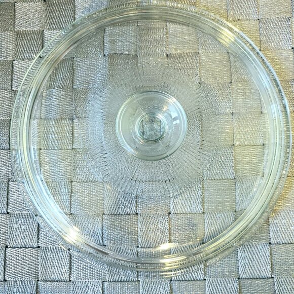 Pyrex G1C-A Blue Tint Round Replacement Lid For Corelle 2.5 qt Casseroles - Picture 2 of 3